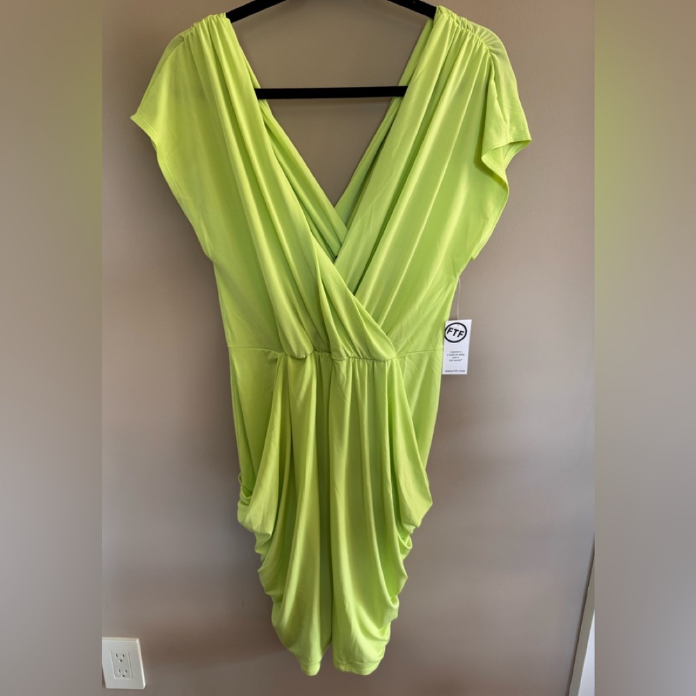 Fashion to fit plus size Shiloh Draped Bodycon Dress
